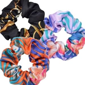 3 pack of summer inspired scrunchies